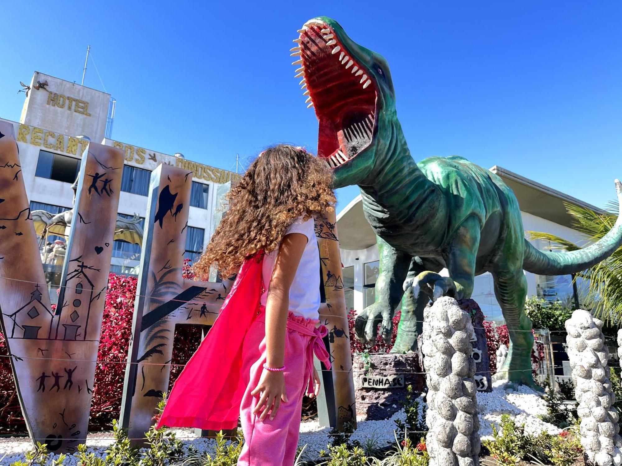 Hotel Recanto Dos Dinossauros Penha  Exteriör bild