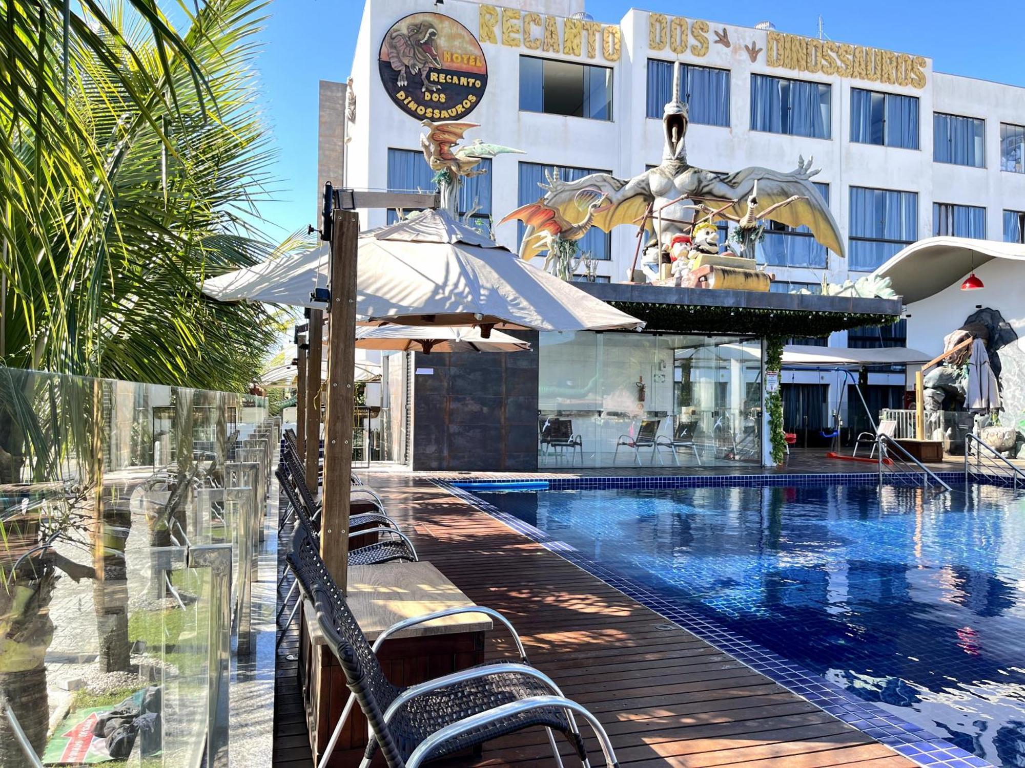 Hotel Recanto Dos Dinossauros Penha  Exteriör bild
