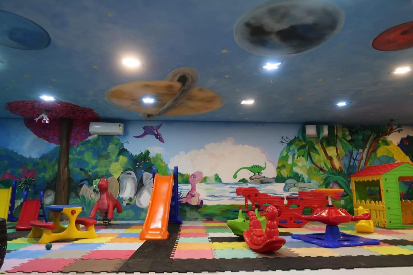 Hotel Recanto Dos Dinossauros Penha  Exteriör bild