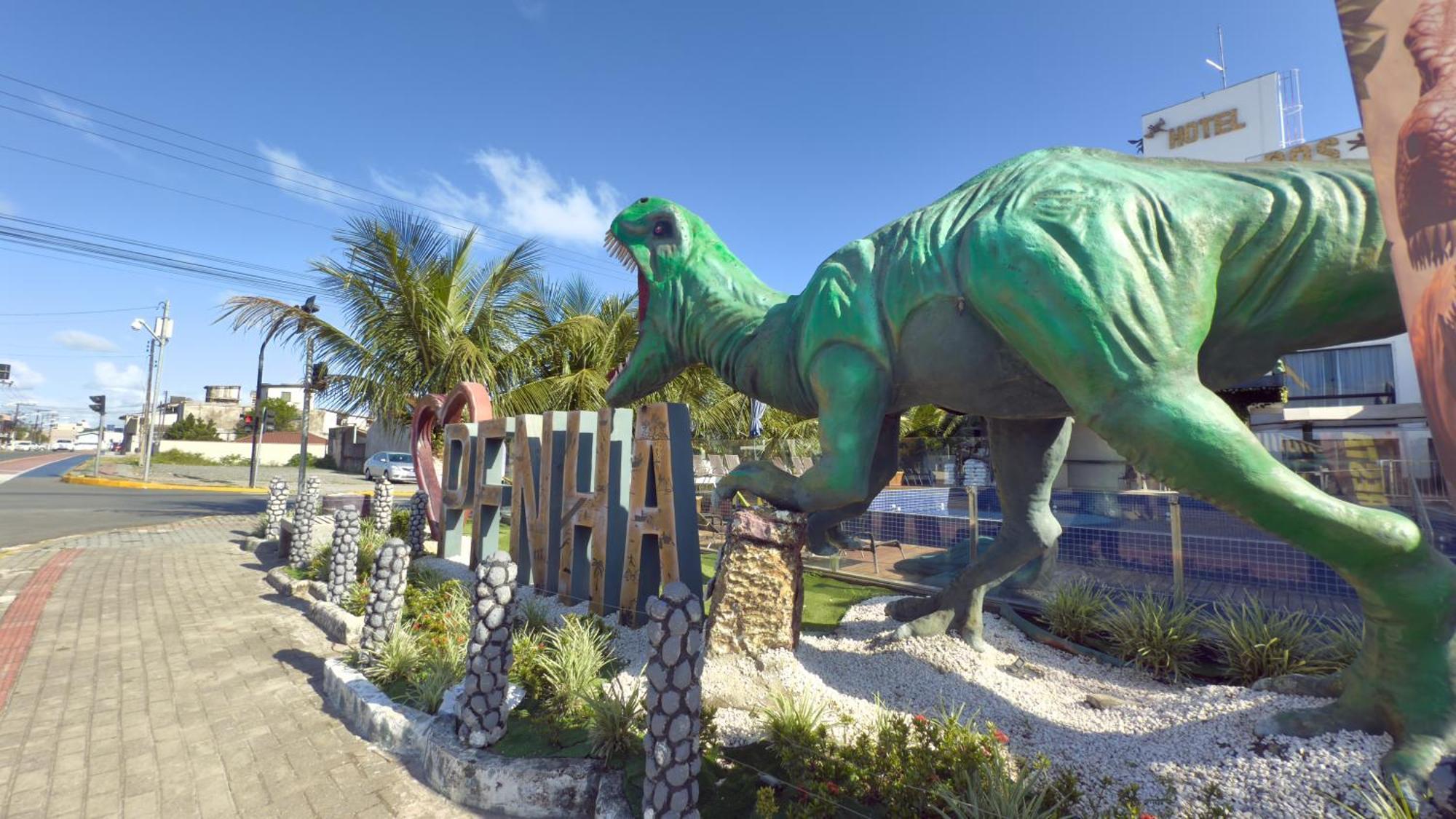 Hotel Recanto Dos Dinossauros Penha  Exteriör bild